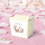 Ballotins Vintage Garden Bird - Floral monochrome<br><div class="desc">Enveloppez votre cadeau dans un charme intemporel avec cette boîte cadeau Vintage de charme botanique, avec un oiseau rétro gracieux et des détails floraux délicats. Un choix parfait pour des anniversaires, des mariages de jardin, des anniversaires ou des surprises d'inspiration nature. Élégant, chaleureux et plein de caractère — un souvenir...</div>
