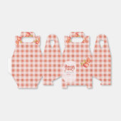 Ballotins Vintage Gingham "Merci" Rose pâle (Déplié)