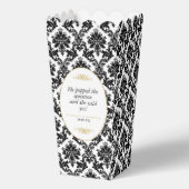Ballotins Vintage Gold Black & White Mariage damassé (Recto)