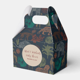 Ballotins Vintage Jungle Safari bébé garçon douche
