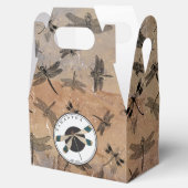 Ballotins Vintage libellule Entomologie détenue Monogramme (Ouvert)