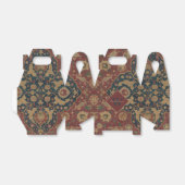 Ballotins Vintage Monogramme Oriental Perse Motif rouge (Déplié)