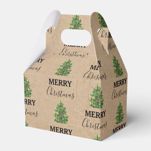 Ballotins Vintage Noël Arbre Kraft Festive Noël (Verso)