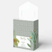 Ballotins Vintage Peacock Feather Tropical Greenery Mariage (Ouvert)