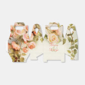 Ballotins Vintage peinture romantique du mariage rose (Déplié)