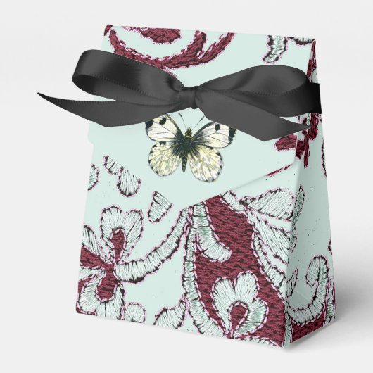 Ballotins Vintage shabby-chic en dentelle et papillon (Verso)