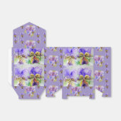 Ballotins Viola violet Ballotin de gâteau de fête d'aquarell (Déplié)