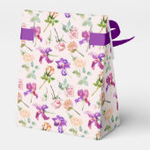 Ballotins Violet Boho Botanique Romance Monogramme Mariage (Arrière)