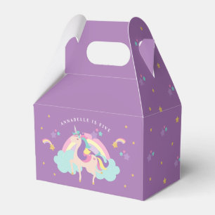 Ballotins Violet  Cute Rainbow Unicorn Personnalisée