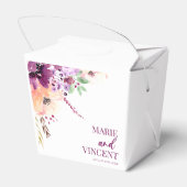 Ballotins Violet de automne Magenta violet fleurs Mariage (Arrière)