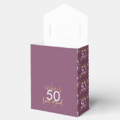 Ballotins violet noir et or simple élégant (Ouvert)