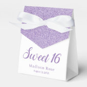 Ballotins Violet parties scintillant Glam élégant Sweet 16 (Verso)