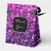 Ballotins Violet rose ombre faux parties scintillant scintil (Arrière)