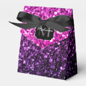 Ballotins Violet rose ombre faux parties scintillant scintil (Verso)