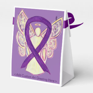 Ballotins Violet Sensibilisation Ruban Angel Party Favoriser