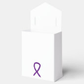 Ballotins Violet Sensibilisation Ruban Personnalisé Art Part (Ouvert)