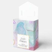 Ballotins Violet, Vert, Rose Couleurs Fleurs Mariage élégant (Ouvert)