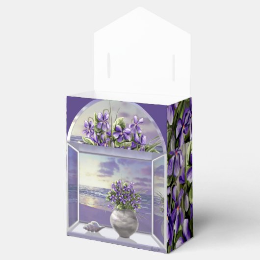 Ballotins violettes dans un bocal de lune (Ouvert)