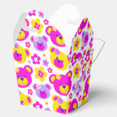 Ballotins Visages de l'ours en peluche et boîte cadeau à mot (Ouvert)