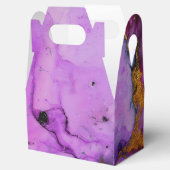 Ballotins Vivid brillant noir et pourpre éclaboussure d'encr (Ouvert)