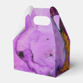 Ballotins Vivid brillant noir et pourpre éclaboussure d'encr (Verso)