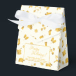 Ballotins Voeux simples ・ Éléments de Noël ・ Blanc Lait<br><div class="desc">Elégant ballotin de vacances axé sur les éléments graphiques imprimés en feuille d'or sous-déclaré sur les riches arrière - plans couleur de vacances. Joyeuses fêtes !</div>