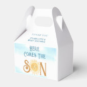 Ballotins Voici le Baby shower du fils (Verso)