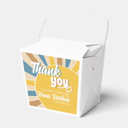 Ballotins Voici le Baby shower Son (Verso)