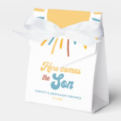 Ballotins Voici Le Fils Baby shower Faveurs (Verso)