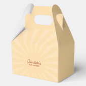 Ballotins Voici Le Fils Garçon Baby shower Merci (Verso)