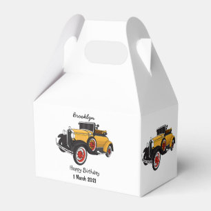 Ballotins Voiture jaune classique 1931