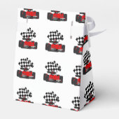 Ballotins Voiture Red Race avec drapeau À damiers (Arrière)