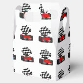 Ballotins Voiture Red Race avec drapeau À damiers (Ouvert)