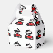 Ballotins Voiture Red Race avec drapeau À damiers (Verso)