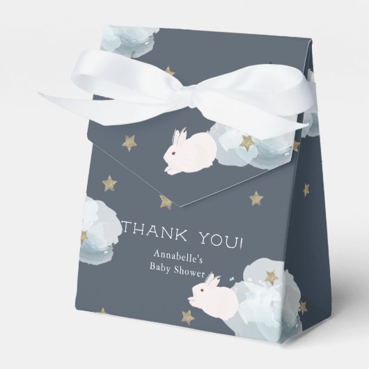 Ballotins Volant Bunny Star & Cloud Baby shower boîte cadeau (Verso)