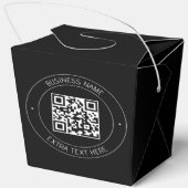 Ballotins Votre code QR & Texte modifiable | Noir & Blanc (Verso)