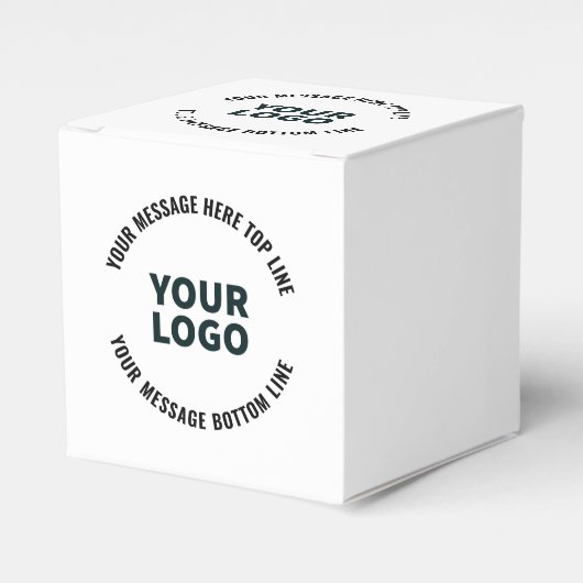 Ballotins Votre logo ou image | Texte éditable gras (Verso)