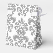 Ballotins Votre Monogramme, Gris Damas Modèle 2 (Arrière)