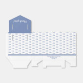 Ballotins Votre numéro de décalage d'âge Motif - Bleu/Blanc (Déplié)