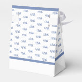 Ballotins Votre numéro de décalage d'âge Motif - Bleu/Blanc (Arrière)