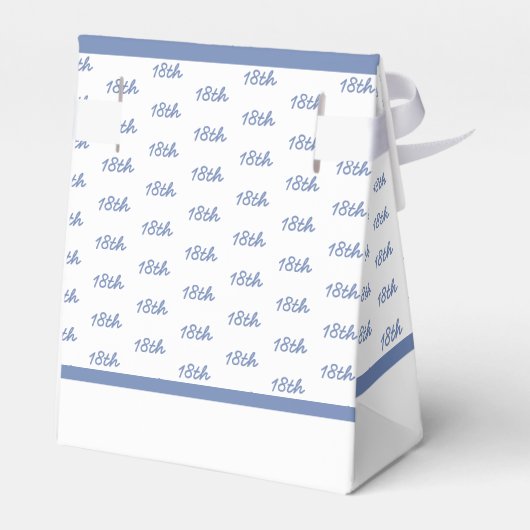 Ballotins Votre numéro de décalage d'âge Motif - Bleu/Blanc (Arrière)