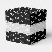 Ballotins Votre numéro de décalage d'âge Motif - Noir/Blanc (Arrière)