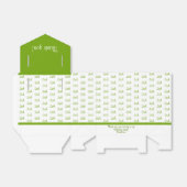 Ballotins Votre numéro de décalage d'âge Motif - Vert/Blanc (Déplié)