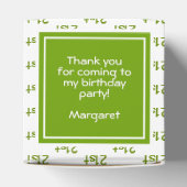 Ballotins Votre numéro de décalage d'âge Motif - Vert/blanc (Haut)