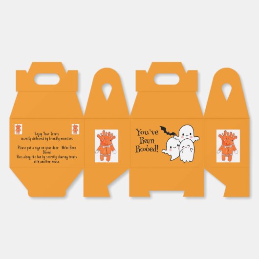 Ballotins Vous avez été réservé Fun Halloween Candy Box UNfi (Déplié)