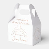 Ballotins Vous Êtes Mon Baby shower Sunshine Boho (Verso)