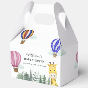 Ballotins Voyage Hot Air Balloon Jungle Giraffe Baby shower