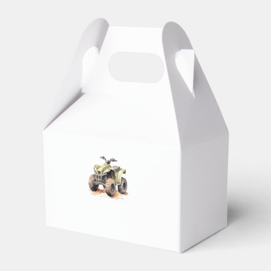 Ballotins VTT vert éditable Anniversaire (Arrière)