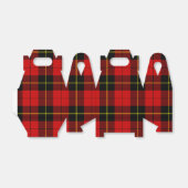 Ballotins Wallace tartan rouge noir plaid (Déplié)