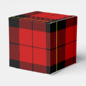 Ballotins Wallace tartan rouge noir plaid (Arrière)